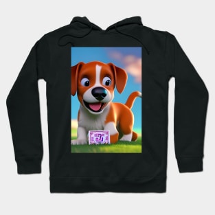 Dog Lottery ticket design Hoodie